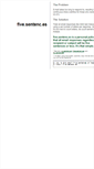Mobile Screenshot of five.sentenc.es