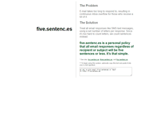 Tablet Screenshot of five.sentenc.es