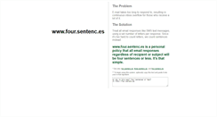 Desktop Screenshot of four.sentenc.es